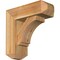 Ekena Millwork Imperial Craftsman Rough Sawn Bracket w/ Offset Brace, Western Red Cedar, 6"W x 16"D x 16"H BKT0604X16X16IMP04RWR - alternate 1